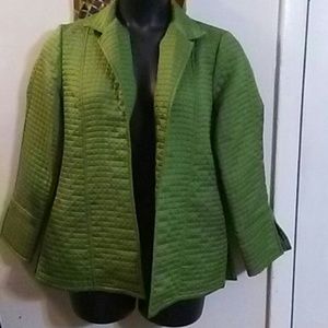 Classic Elements Lime Quilted Jacket